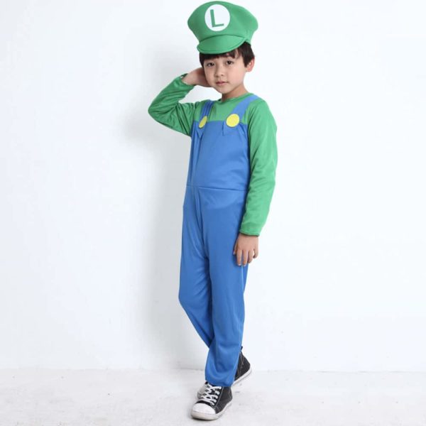 Déguisement Luigi enfant garçon Déguisement Mario Déguisement Jeux Vidéos