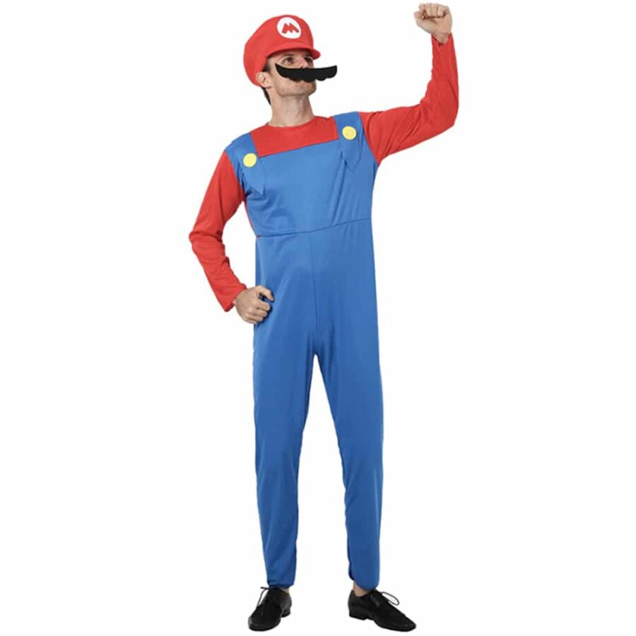 Déguisement Mario Bros homme Déguisement Mario Déguisement Jeux Vidéos