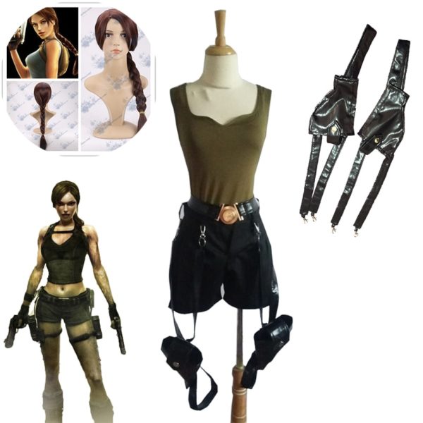 Déguisement Tomb Raider Lara Croft short Déguisement Lara Croft Déguisement Jeux Vidéos