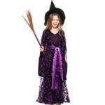 Déguisement enfant sorcière violet Déguisement Sorcière Déguisement Fantastique Déguisement Halloween