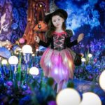 Déguisement robe de sorcière à LED Déguisement Sorcière Déguisement Fantastique Déguisement Halloween