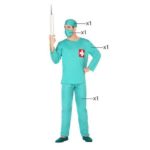 Déguisement pour Adultes Docteur Vert Déguisement Infirmière Déguisement Métier