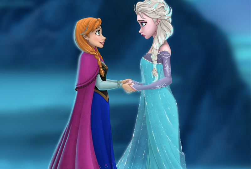 Déguisement pour Enfants Reine des Neiges Elsa mdlrdn