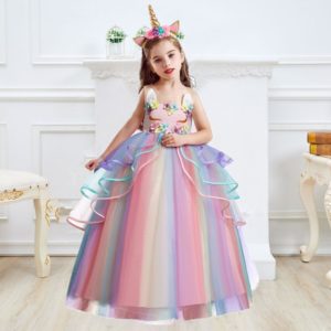 Déguisement enfant licorne robe de princesse Déguisement Animaux Déguisement Licorne