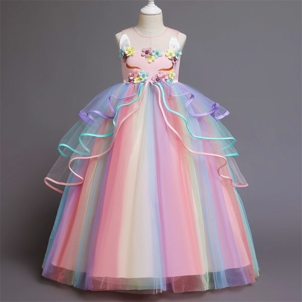 Déguisement enfant licorne robe de princesse Déguisement Animaux Déguisement Licorne