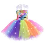 Déguisement enfant robe tutu licorne arc-en-ciel Déguisement Animaux Déguisement Licorne