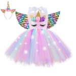 Déguisement enfant robe tutu licorne arc-en-ciel Déguisement Animaux Déguisement Licorne
