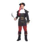 Costume de capitaine pirate standard Déguisement Halloween Déguisement Historique Déguisement Pirate