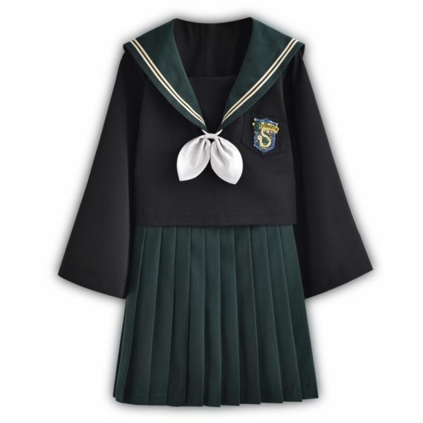 Costume de cosplay Serpentard fille Déguisement Film Déguisement Harry Potter