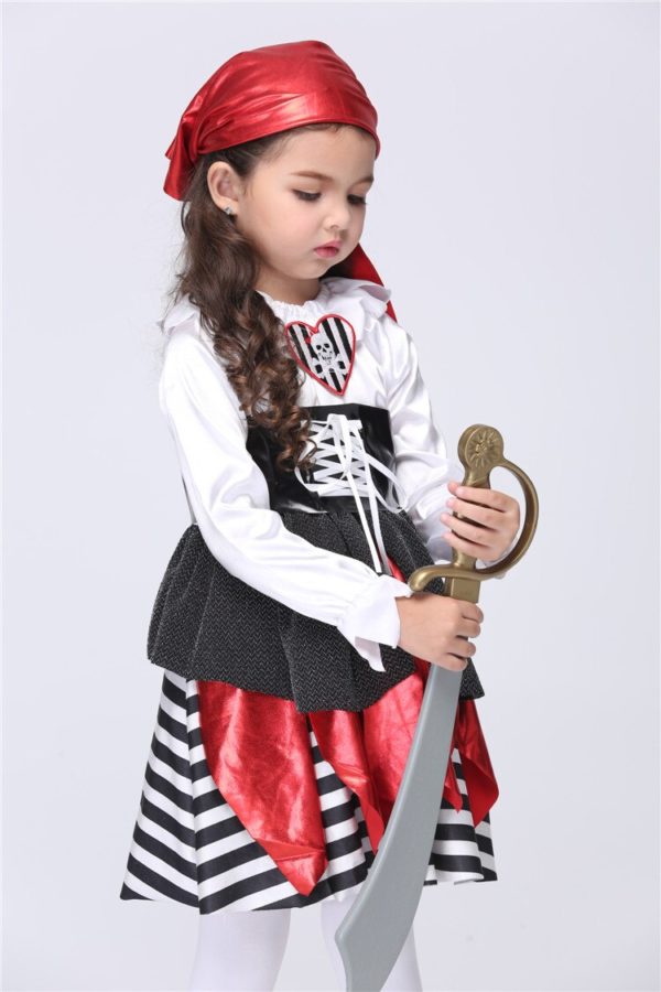 Costume de pirate enfants pour fête Déguisement Halloween Déguisement Historique Déguisement Pirate