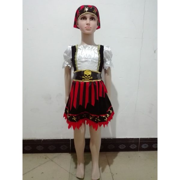 Costume de pirate pour petite fille Déguisement Historique Déguisement Pirate
