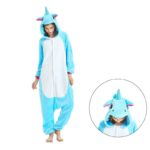 Déguisement adulte combinaison licorne bleu Déguisement Animaux Déguisement Licorne