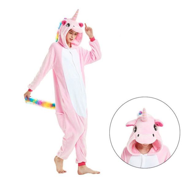 Déguisement adulte combinaison licorne rose Déguisement Animaux Déguisement Licorne