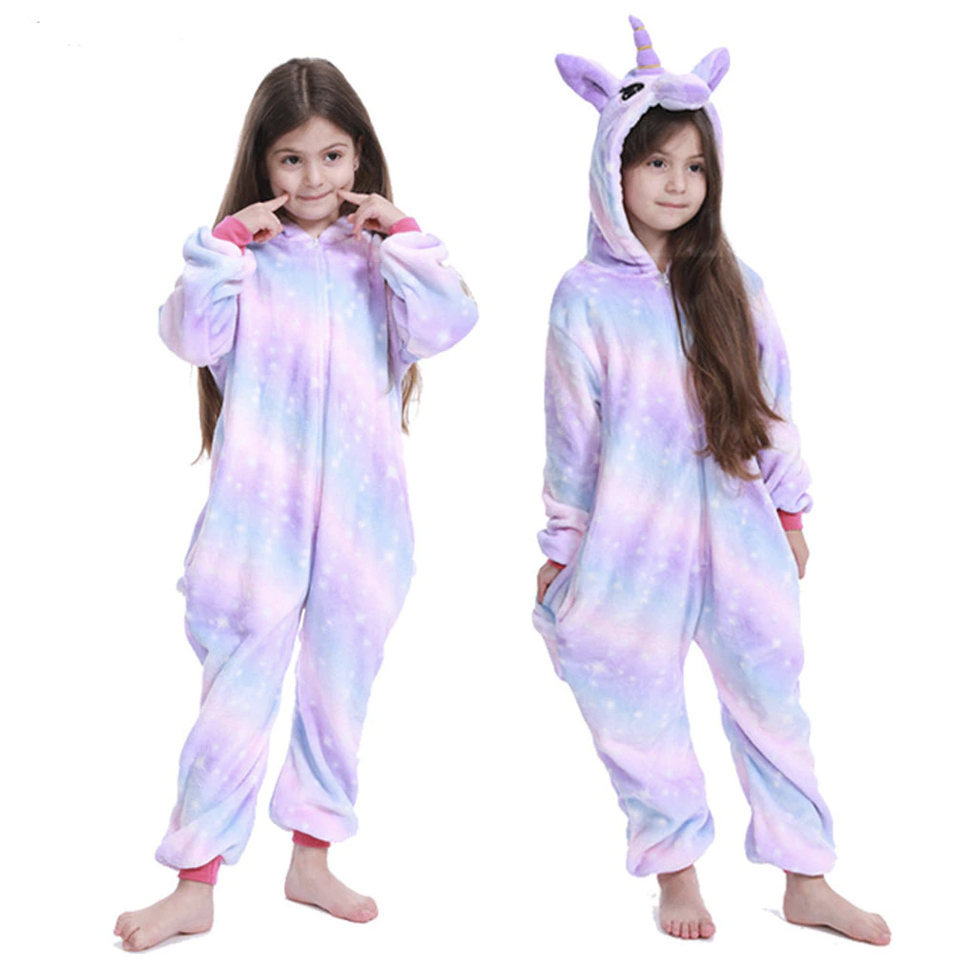 Déguisement enfant combinaison licorne violette Déguisement Mania