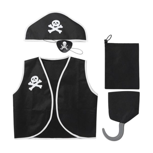 Kit de déguisement cosplay pirate pour enfants Déguisement Halloween Déguisement Historique Déguisement Pirate