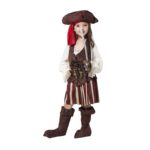 Robe cosplay pirate pour fille Déguisement Film Déguisement Pirate