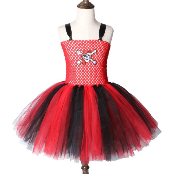 Robe de pirate en tutu pour filles Déguisement Halloween Déguisement Historique Déguisement Pirate
