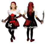 Tenue de pirate pour filles Déguisement Historique Déguisement Pirate