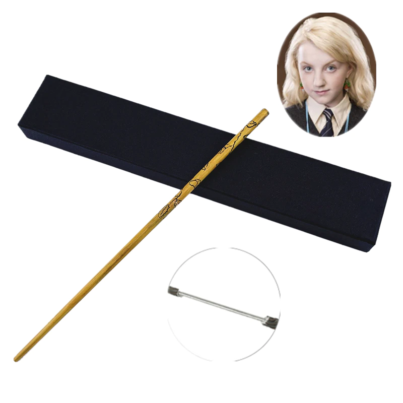 Baguette de Luna Lovegood à motif en bois