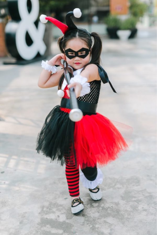 Costume Harley Quinn Arlequin pour enfant Déguisement Film