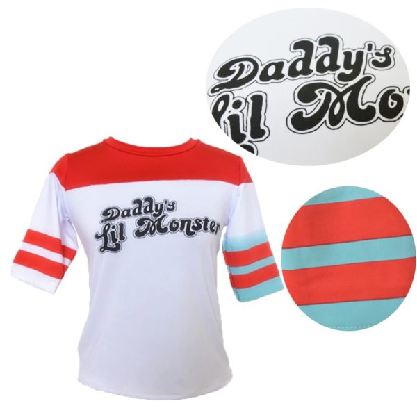 Veste de costume Harley Quinn Déguisement Harley Quinn Déguisement Film