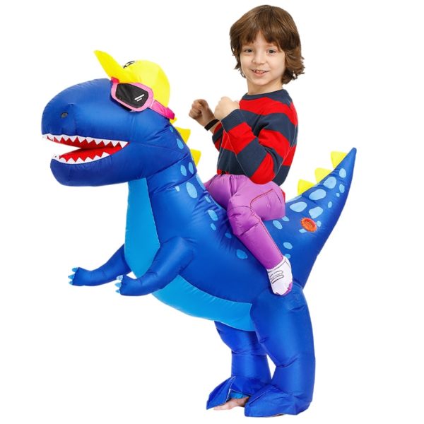 Déguisement de dinosaure gonflable pour enfants