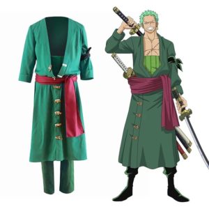 Déguisement Roronoa Zoro vert Déguisement Film Déguisement one piece 