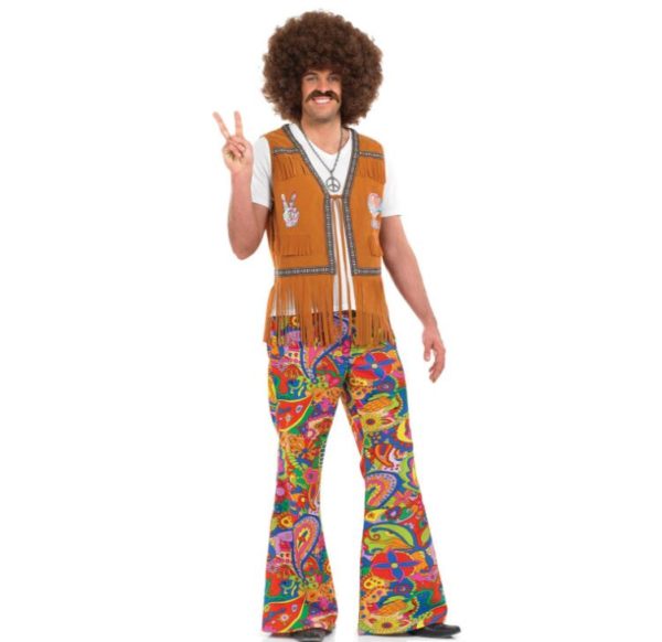 Costume Hippie 60s 70s pour hommes Déguisement Hippie Déguisement Historique