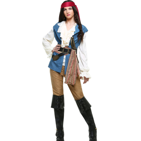 Costume pirate des caraïbes pour femme Déguisement Historique Déguisement Pirate