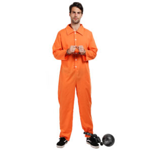 Déguisement prisonnier orange pour homme Déguisement Film