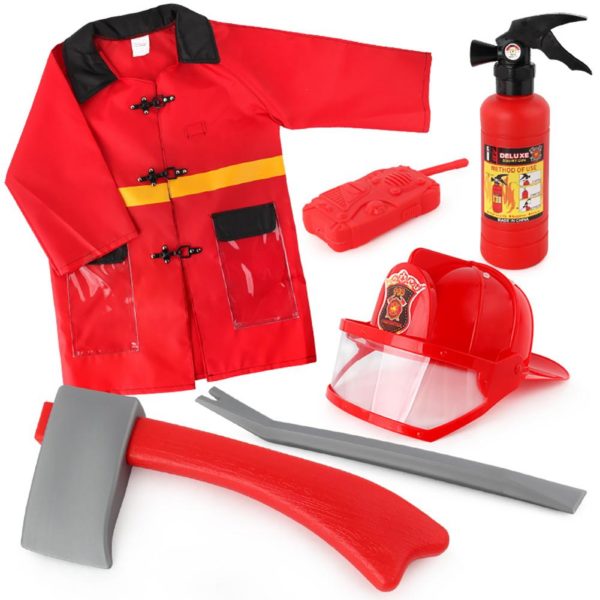 Accessoire de pompier pour enfants Déguisement Métier Déguisement Pompier