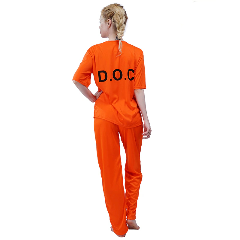 Costumes de prisonnières orange Déguisement Film