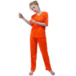 Costumes de prisonnières orange Déguisement Film