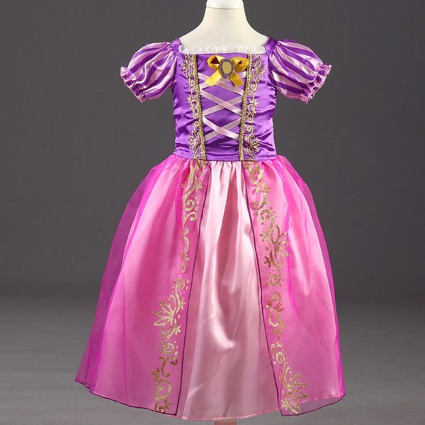Robe Raiponce violet pour enfants Déguisement Disney Déguisement Raiponce