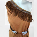 Robe indienne marron fantaisie pour femmes Déguisement Historique Déguisement Indien