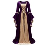 Robe style irlandais médiéval pour femme Déguisement Historique