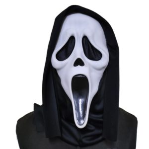 Masque de Scream noir et blanc
