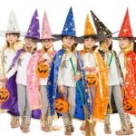 Cape de sorcière avec chapeau pointu pour enfants Déguisement Fantastique Déguisement Sorcière