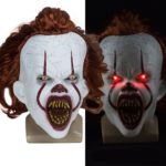 Masque clown tueur à LED Accessoires Déguisement Halloween