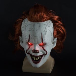 Masque clown tueur à LED Accessoires Déguisement Halloween