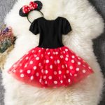 Robe Minnie Mouse pour petite fille Déguisement Disney