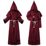 Robe à capuche style médiéval Déguisement Historique