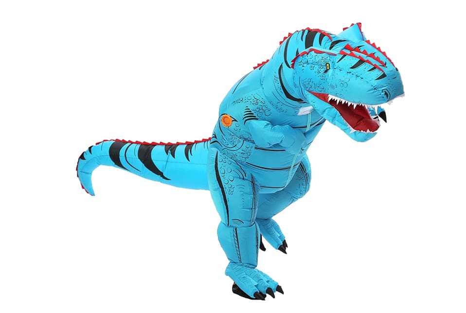 Costume de dinosaure gonflable T-rex Bleu pour adulte 15cd4c73 0b05 4229 ab4d c76412c446ad