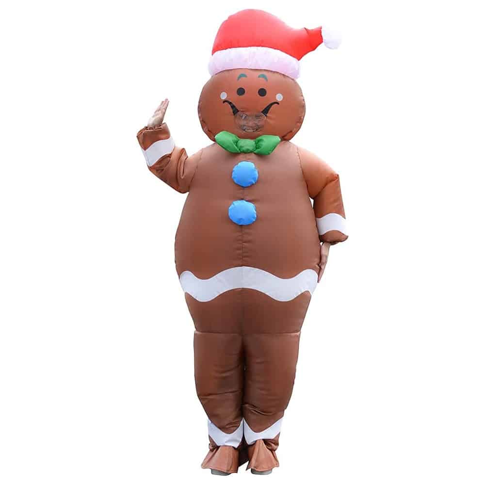 Arche Gonflable Avec Père Noël Et Bonhomme De Neige, éclairage LED