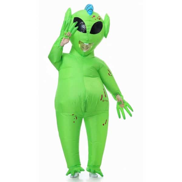 Costume Extraterrestre vert gonflable