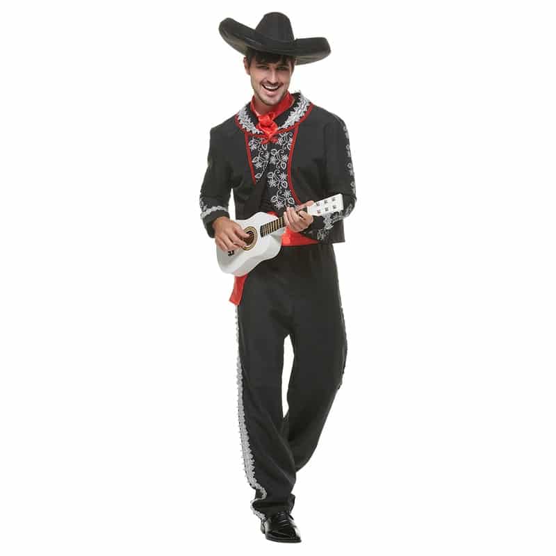 Costume de Mexicain pour hommes avec sombrero 37233 y1fylo