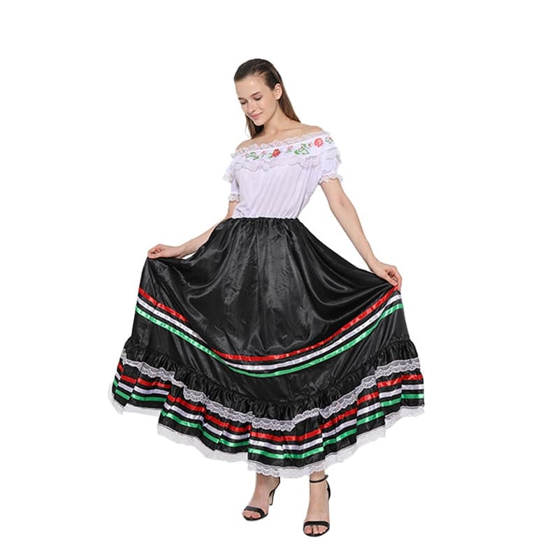 Costume traditionnel de Senorita mexicaine pour femmes 37244 aejbrq