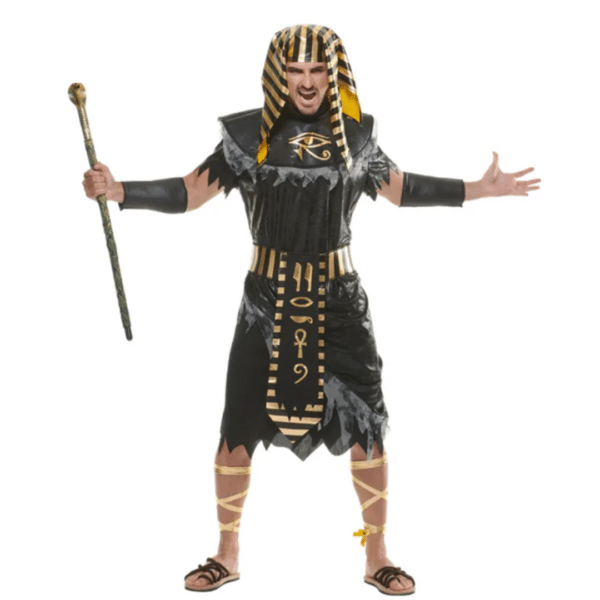 Costume Égyptien noir et doré pour homme Design sans titre 5