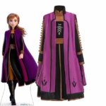 Déguisement Reine des Neiges Princesse Anna pour filles