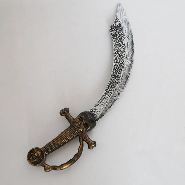 Épée plastique pour enfants avec un fond blanc